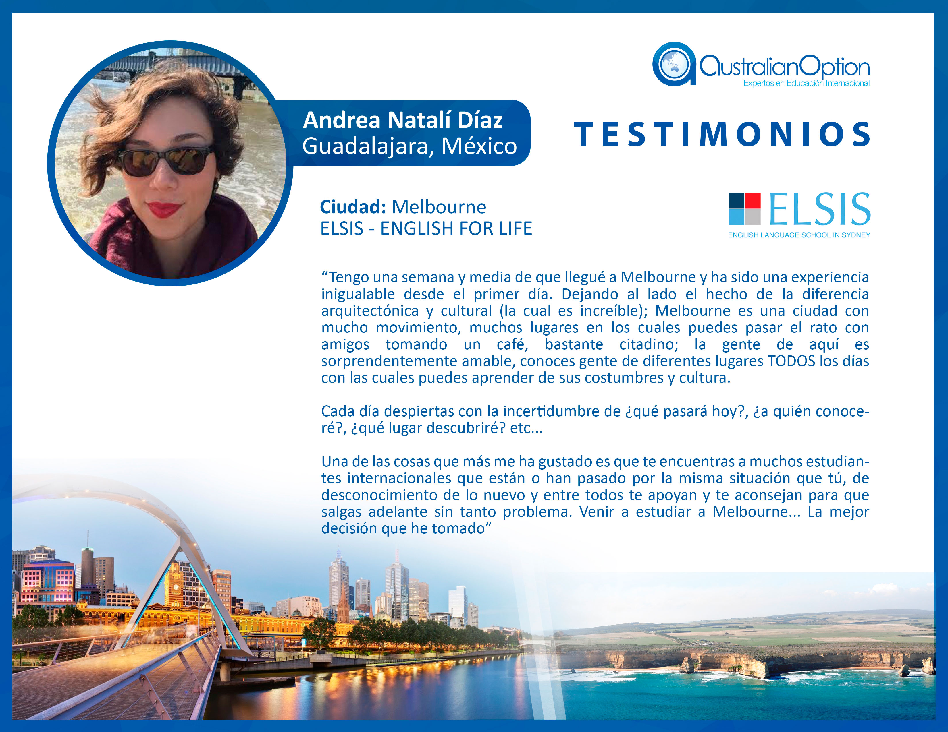 Testimonio Australia
