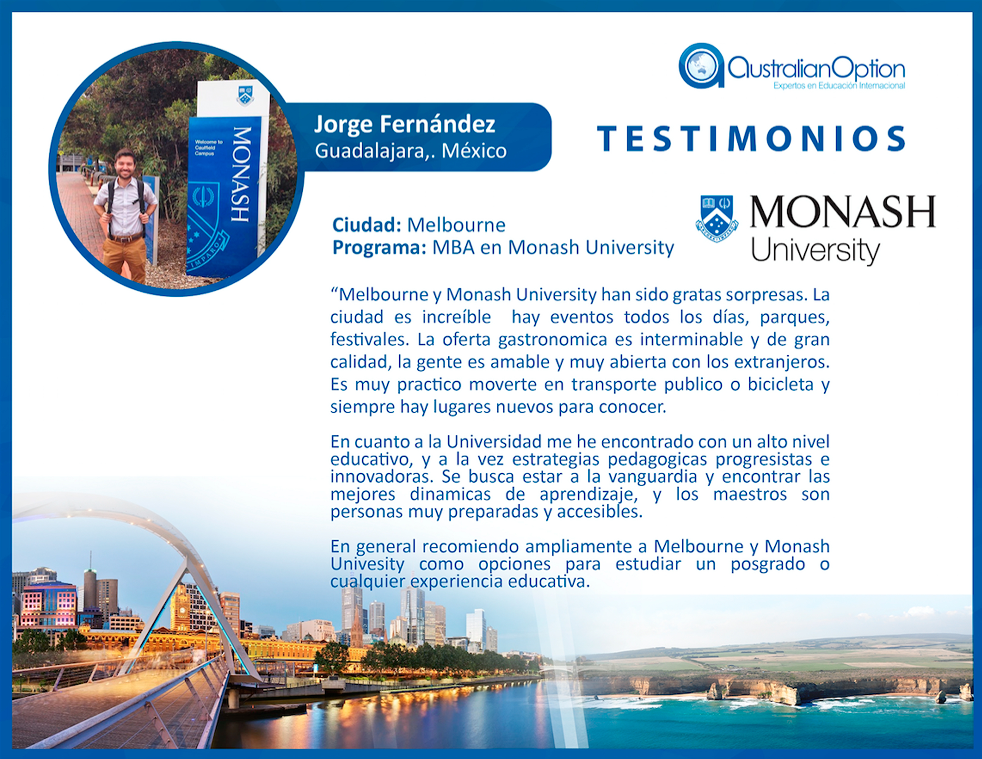 Testimonio Australia